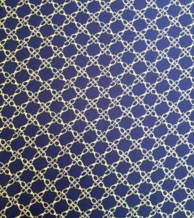 Chain Prints - Navy