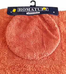 Romatuft Bathroom Mat Sets - Orange