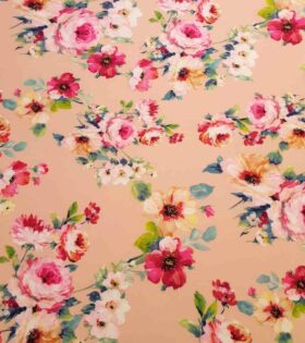 Printed Supersoft -Floral - Baby Pink