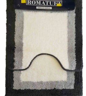 Romatuft Bathroom Mat Sets - Black, White & Grey