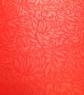 Embossed Duchess Satin - Orange