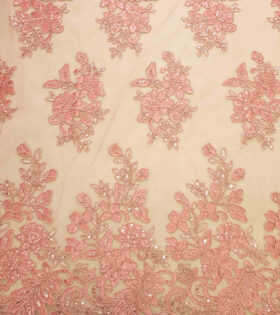 Embroidered Corded Tulle