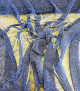 Pleated Limelight - Navy Blue