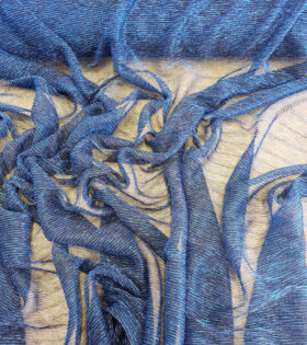 Pleated Limelight - Royal Blue