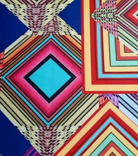 Printed Duchess Satin - Ethnic