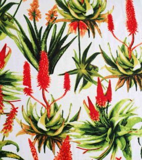 Printed Mini-Matt - Aloe - White