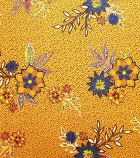 Printed Bon Bon - Yellow - Floral