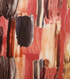 Printed Bon Bon - Dusty Pink - Abstract