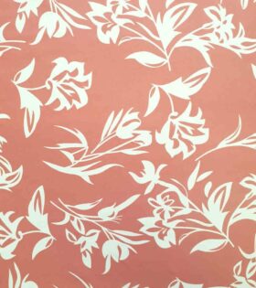Printed Dull Satin - Bohemian - Pink