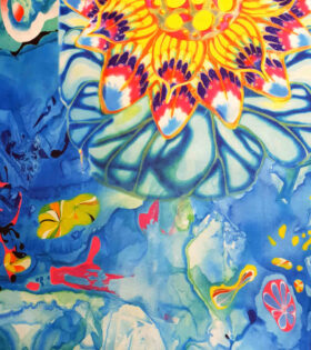 Digital Printed Duchess Satin