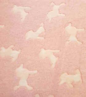 Coral Velour Fleece - Dogs