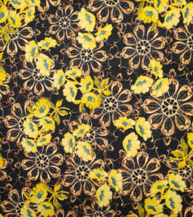 Printed Scuba SJ - Black & Yellow