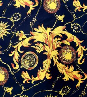 Stretch Cotton - Navy Blue