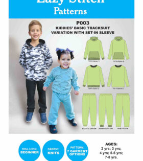 Patterns - Kiddies' Basic Tracksuit - P003