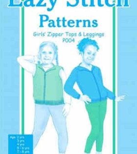 Patterns - Girls' Zipper Tops & Leggings - P004