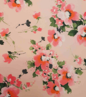Printed Bon Bon - Pink - Floral