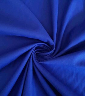 Stretch Cotton Satin - Royal Blue