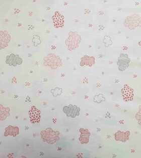 100% Turkish Printed Cotton - Clouds