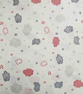 100% Turkish Printed Cotton - Clouds
