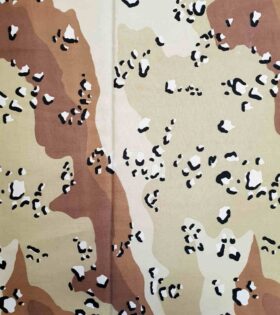 Printed T/C Twill - Digi Camo - Cream & Brown