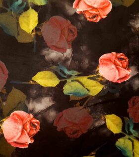 Printed Scuba - Roses