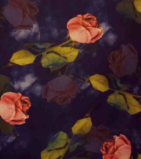 Printed Scuba - Roses