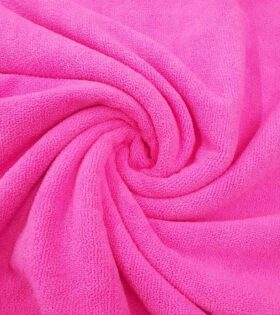 Toweling - Cerise Pink