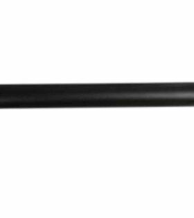 38mm Black Aluminium Rod
