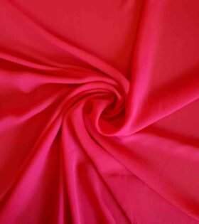 Double Milk Georgette - Cerise Pink