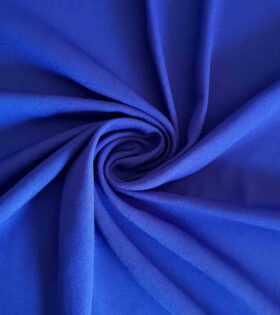 Double Milk Georgette - Royal Blue