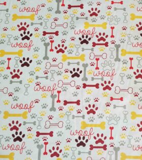 Printed Poly Cotton - Woof