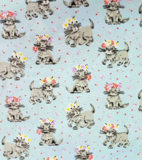 Printed Poly Cotton - Kittens