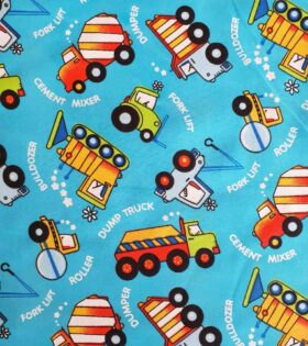 Printed Poly Cotton - Trucks