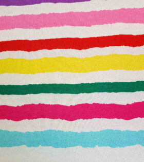 Printed T-Shirting - Stripes