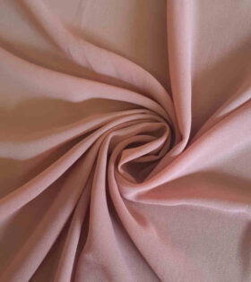 Stretch Crepe Chiffon - Salmon Pink