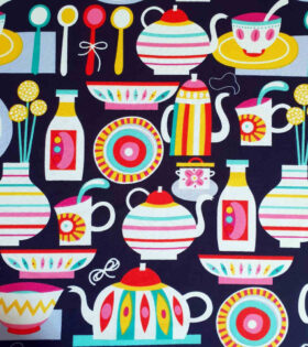Printed Mini-Matt - Kitchen - Black