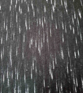 Printed  T-Shirting - Speckled - Black