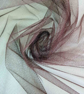 Nylon Hard Tulle - Chocolate