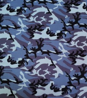 FDY Knit - Camouflage - Blue
