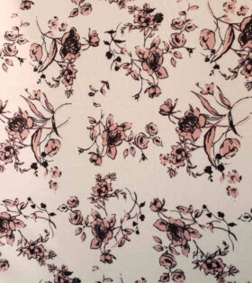 DTY Brushed Knit - Floral