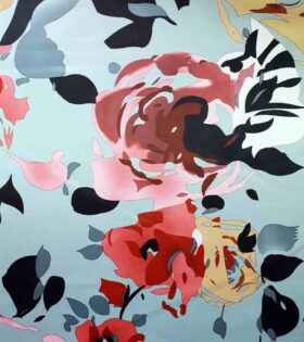Printed Duchess Satin - Floral