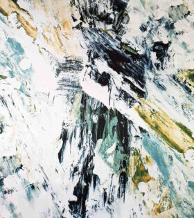 Printed Duchess Satin - Abstract