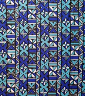 Printed Mini-Matt - Abstract - Blue