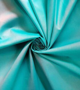 Cotton Poplin Spandex - Aqua
