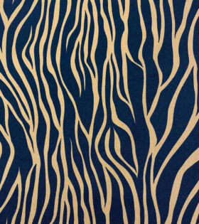 Printed Mini-Matt - Zebra Stripes - Black & Brown