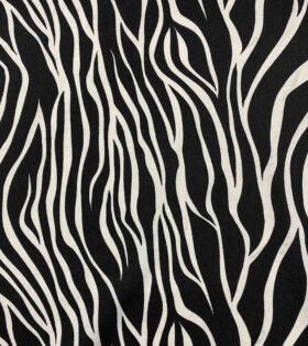 Printed Mini-Matt - Zebra Stripes - Black