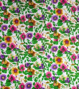 Printed Poly Cotton - Floral