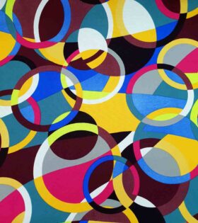 Printed Mini-Matt - Abstract - Multicolored