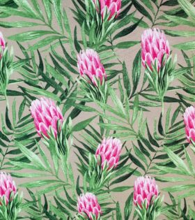 Printed Mini-Matt - Protea - Stone