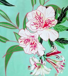 Printed Cotton Voile - Mint